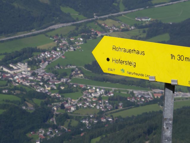 Spital am Pyhrn vom Großen Pyhrgas aus (19. Aug.)