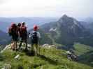 Gudrun, Christoph und Daniela am Südgrat des Großen Pyhrgas (19. Aug.)