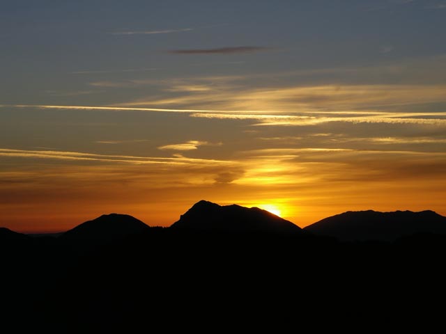Sonnenaufgang vom Geißberg aus (2. Sep.)