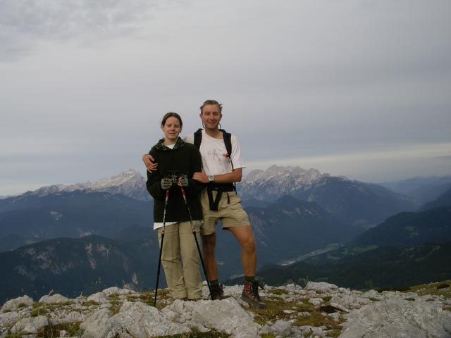 Daniela und ich am Kamnitnik, 1.857 m (3. Sep.)