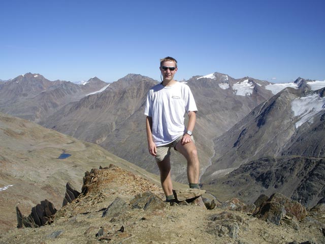 Ich am Seikogel, 3.355 m (9. Sep.)