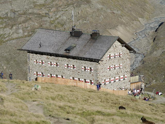 Martin-Busch-Hütte, 2.501 m (9. Sep.)