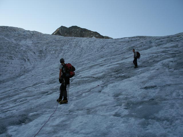 Dirk und Wolfgang am Marzellferner (10. Sep.)