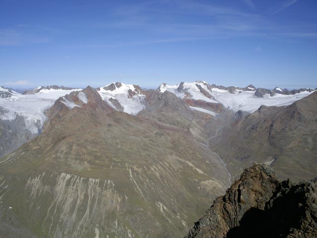 von der Kreuzspitze Richtung Nordwesten (12. Sep.)