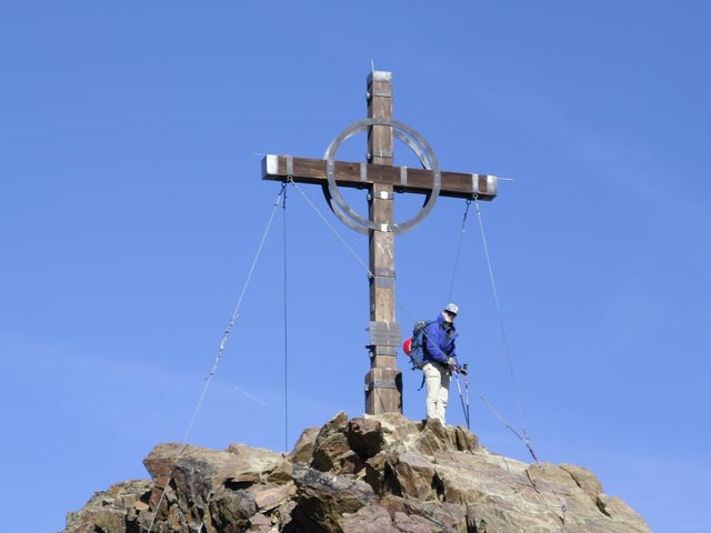 Daniela auf der Kreuzspitze, 3.455 m (12. Sep.)