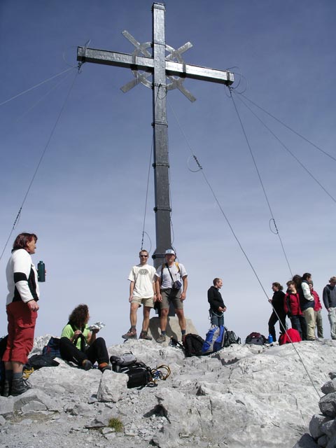 Axel und ich auf der Sulzfluh, 2.818 m