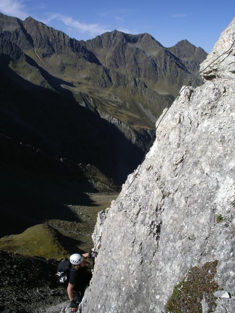 Übungsklettersteig Innsbrucker Hütte: Erich (23. Sep.)