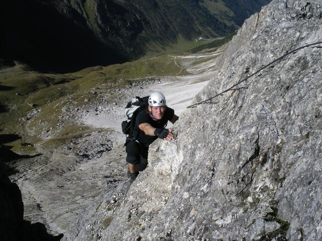 Übungsklettersteig Innsbrucker Hütte: Erich (23. Sep.)