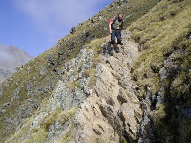 Erich zwischen Pramarnspitze und Plattental (24. Sep.)