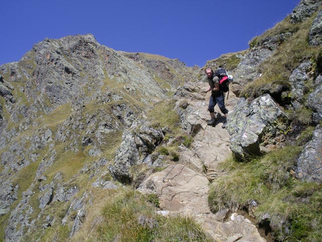 Erich zwischen Pramarnspitze und Plattental (24. Sep.)