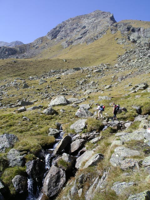 Daniela und Erich zwischen Pramarnspitze und Plattental (24. Sep.)