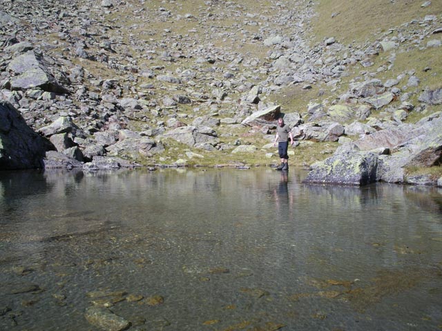 Erich zwischen Pramarnspitze und Plattental (24. Sep.)