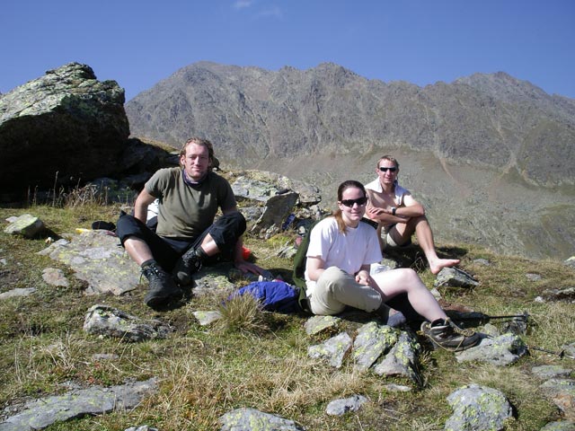 Erich, Daniela und ich zwischen Plattental und Simmingsee (24. Sep.)