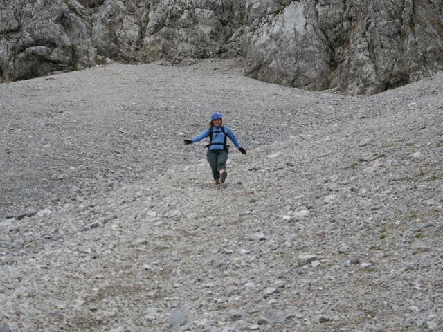 Irene zwischen Lärchenschlucht und Koschutahaus (7.Okt.)