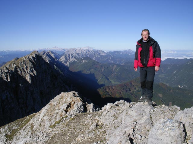 Erich am Koschutnikturm (8.Okt.)