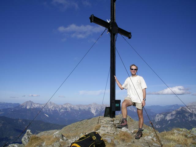 Ich auf der Hochhaide, 2.363 m (22. Okt.)