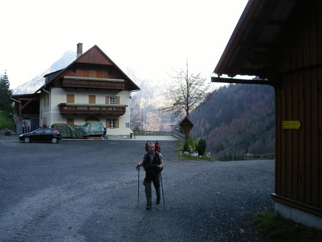 Christoph beim Gasthof Valentinalm, 1.205 m (26. Okt.)
