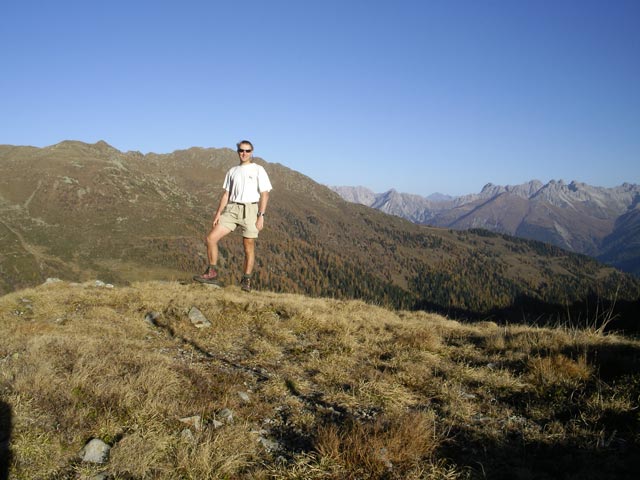 Ich am Niedergailer Joch, 2.003 m (27. Okt.)