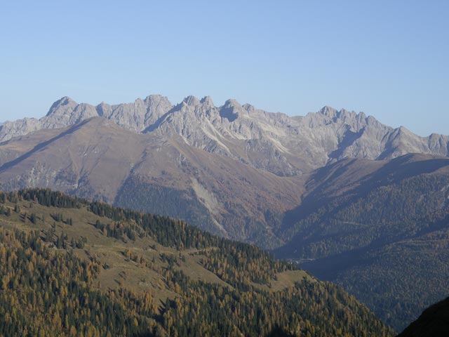 Lienzer Dolomiten vom Niedergailer Joch aus (27. Okt.)