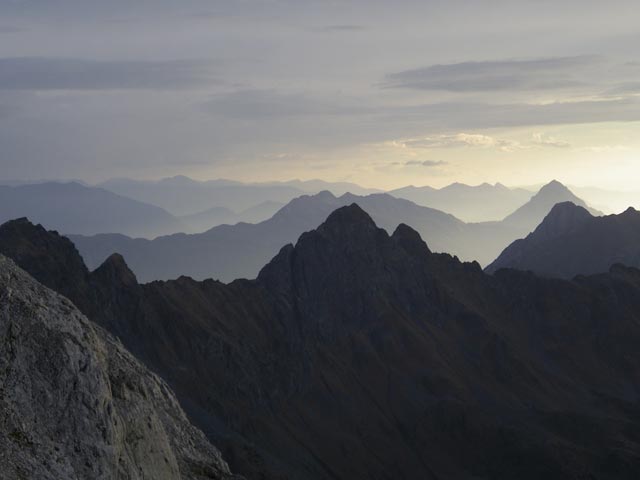 vom Hochweißstein Richtung Nordosten (28. Okt.)