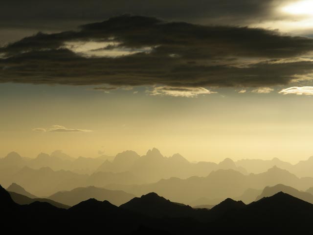 vom Hochweißstein Richtung Osten (28. Okt.)