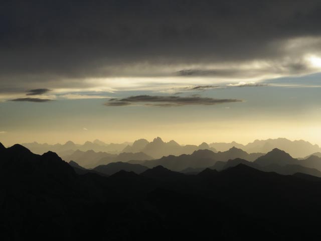 vom Hochweißstein Richtung Osten (28. Okt.)