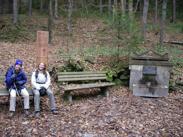 Daniela und Doris bei der Kalten Quelle