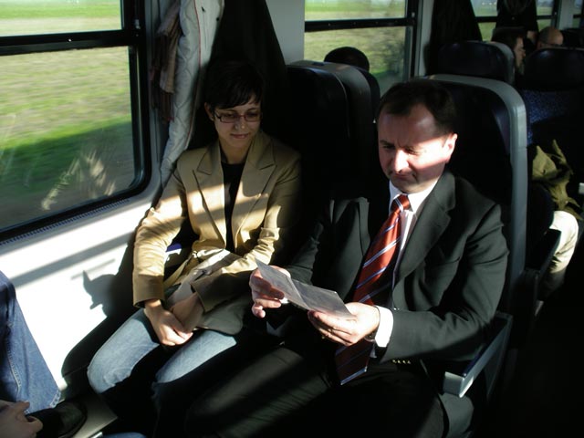 Michaela und Harald im SPR 2520 'Grassalkovich'