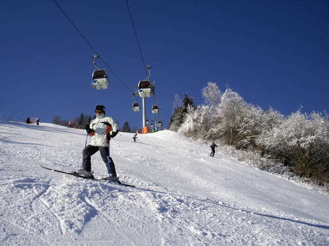 Daniela auf der Schüttabfahrt (27. Dez.)