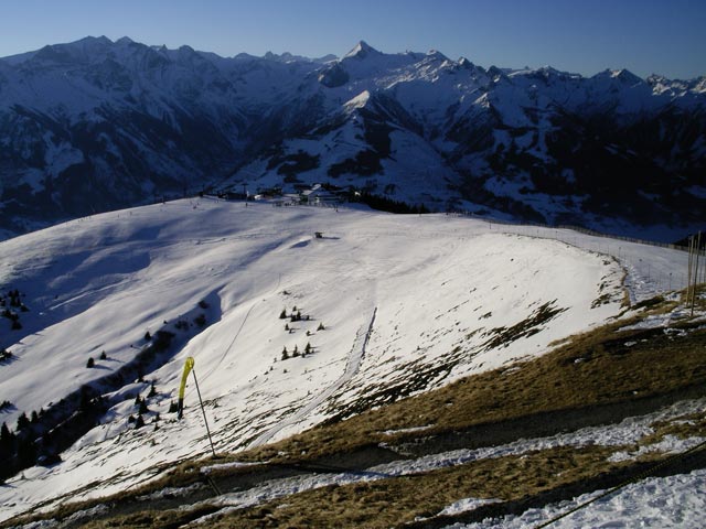 von der Schmittenhöhe Richtung Süden (28. Dez.)