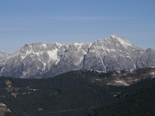 Leoganger Steinberge vom Schrambachkopf aus (28. Dez.)