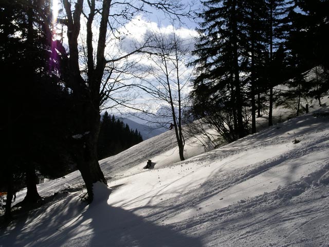 zwischen Nordabfahrt Pa&szlig;-H&ouml;he und Wetterinabfahrt