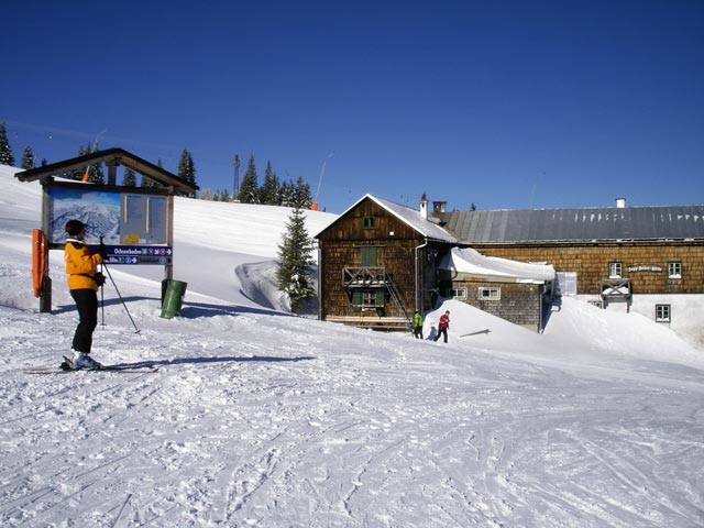 Andrea bei der Sepp-Huber-H&uuml;tte, 1.506 m