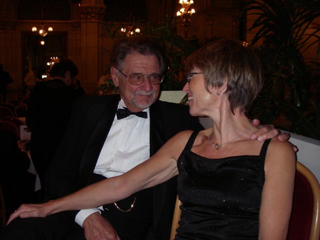 Papa und Mama im Wiener Rathaus (17. M&auml;rz)