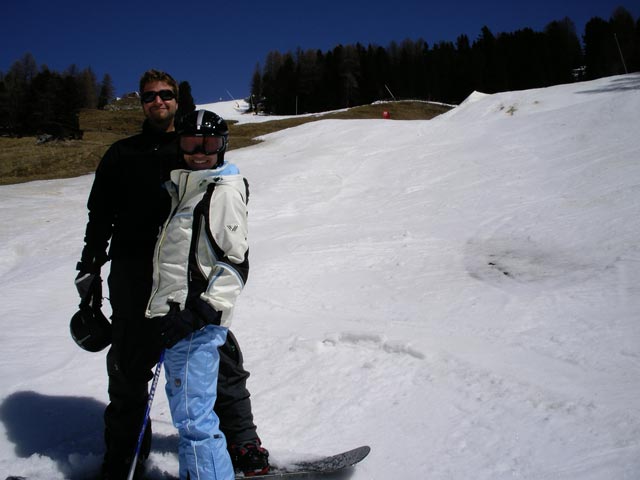 Markus und Mama auf der Piste 36 (14. Apr.)
