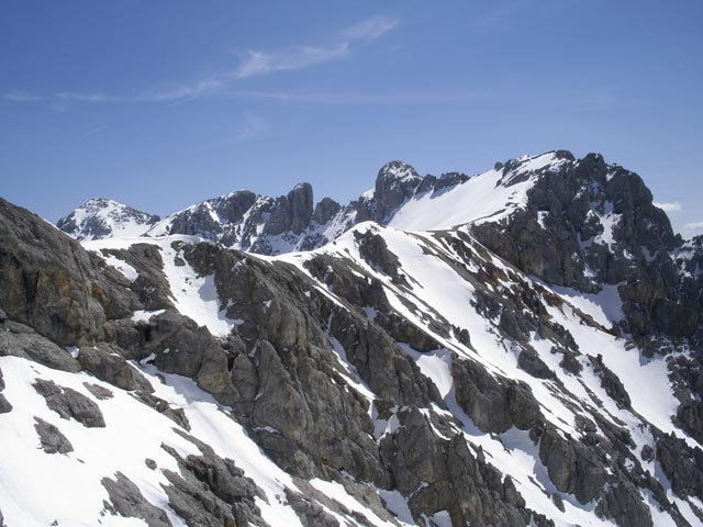 Hohe Rams, Scheichenspitze und Hohe Gamsfeldspitze