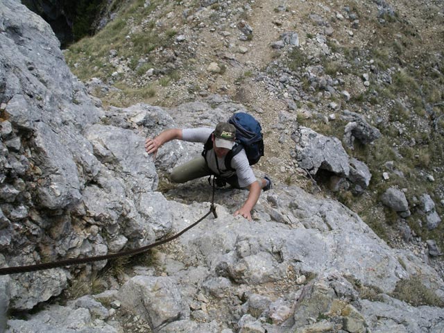 Andreas zwischen Bergwerkskogel und Rettenkogel