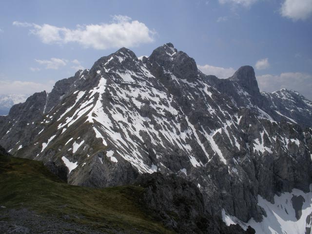 Vorderes und Hinteres Brandjoch von der &Ouml;stlichen Sattelspitze aus