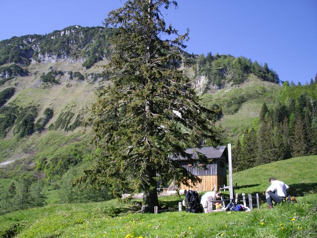 Daniela und Erich auf der Sandlingalm (19. Mai)