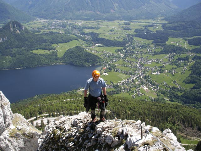 Loser-Klettersteig: Erich im Ausstieg (19. Mai)