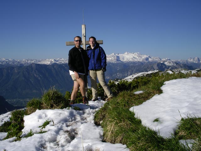 Ich und Daniela am Br&auml;uningzinken, 1.899 m (20. Mai)