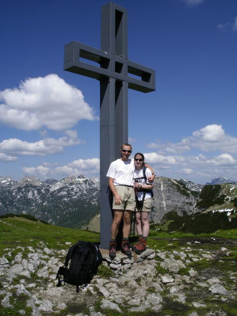 Ich und Daniela am Loser, 1.837 m (20. Mai)