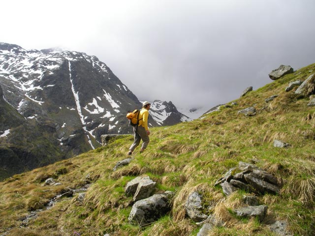 Axel auf Weg 134 auf der Gr&uuml;blalm