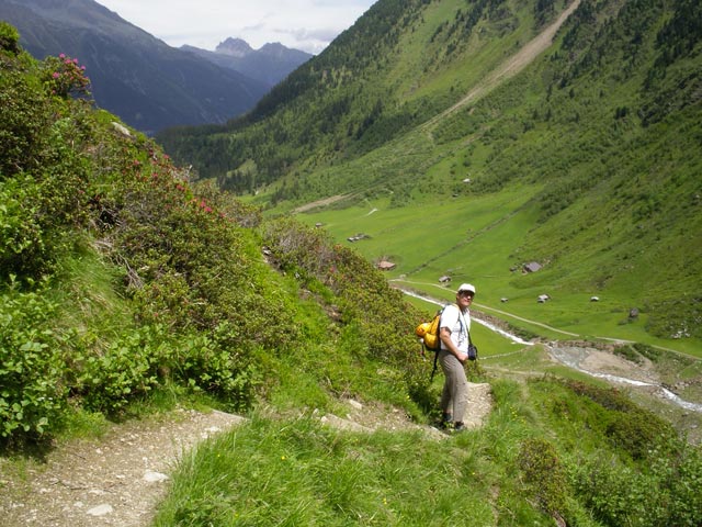 Axel auf Weg 134 zwischen Gr&uuml;blalm und Langental