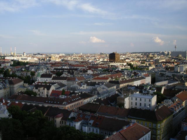 vom Turm der St. Othmar-Kirche Richtung S&uuml;denosten