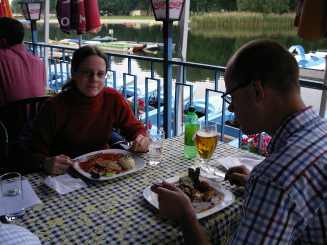 Daniela und Christian im 'Seepferdchen'