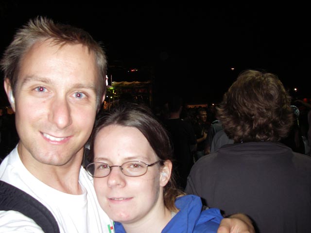 Ich und Daniela bei der VIVA-B&uuml;hne (22. Juni)