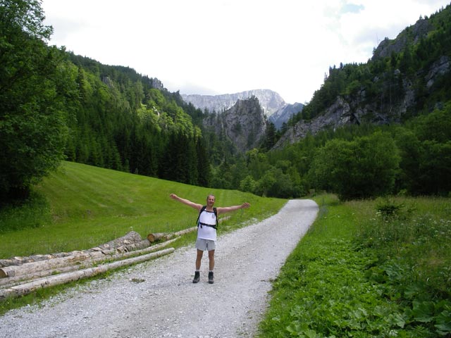 Erich zwischen Rei&szlig;talklamm und Hinterna&szlig;wald