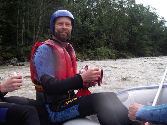 Helmut auf der Isel (9. Juli)