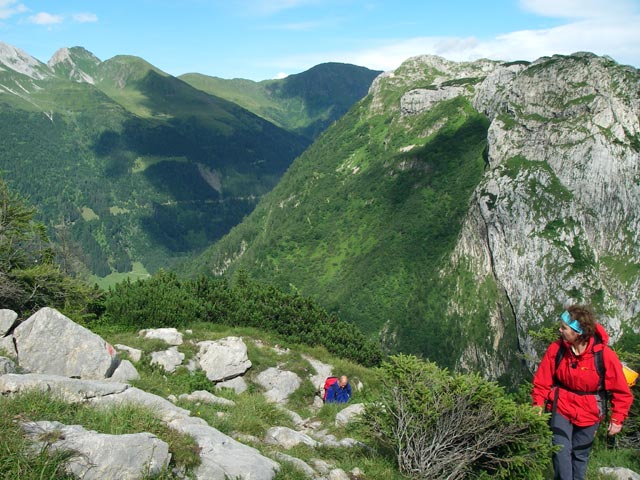 Wolfgang und Barbara zwischen Cellonstollen und Plöckenpaß (10. Juli)